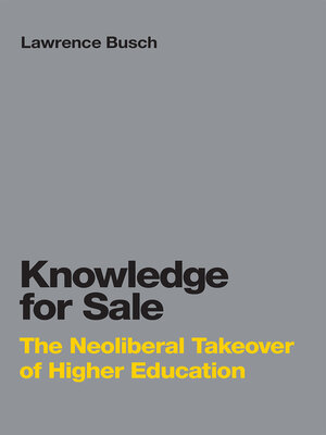 cover image of Knowledge for Sale